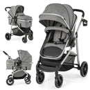 2-in-1 Convertible Baby Stroller with Reversible Seat by LJGDeals