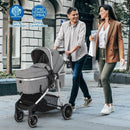 2-in-1 Convertible Baby Stroller with Reversible Seat by LJGDeals