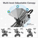 2-in-1 Convertible Baby Stroller with Reversible Seat by LJGDeals