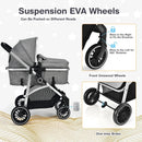 2-in-1 Convertible Baby Stroller with Reversible Seat by LJGDeals