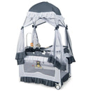 Convertible Bassinet with Removable Changing Table and Detachable Mesh Net by LJGDeals