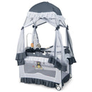 Convertible Bassinet with Removable Changing Table and Detachable Mesh Net