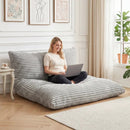 Convertible Bean Bag Floor Sofa with Washable Corduroy Cover by LJGDeals