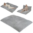Convertible Bean Bag Floor Sofa with Washable Corduroy Cover by LJGDeals