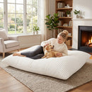 Convertible Bean Bag Floor Sofa with Washable Corduroy Cover by LJGDeals