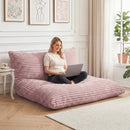 Convertible Bean Bag Floor Sofa with Washable Corduroy Cover by LJGDeals