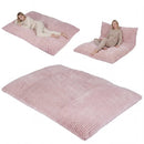 Convertible Bean Bag Floor Sofa with Washable Corduroy Cover by LJGDeals
