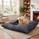 Convertible Bean Bag Floor Sofa with Washable Corduroy Cover by LJGDeals