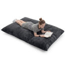 Convertible Bean Bag Floor Sofa with Washable Corduroy Cover by LJGDeals