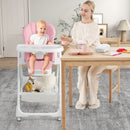 Convertible Infant Dining Chair with 5 Backrest and 3 Footrest Positions