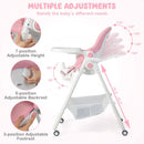 Convertible Infant Dining Chair with 5 Backrest and 3 Footrest Positions by LJGDeals