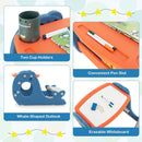 Convertible Kids Activity Table Set Toddler Easel with Erasable Whiteboard-Blue by DirectDeals