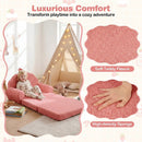 Convertible Kids Sofa 2-in-1 Fold out Toddler Couch Chair by LJGDeals
