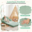 Convertible Kids Sofa 2-in-1 Fold out Toddler Couch Chair by LJGDeals