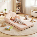 Convertible Kids Sofa 2-in-1 Fold out Toddler Couch Chair