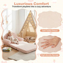 Convertible Kids Sofa 2-in-1 Fold out Toddler Couch Chair by LJGDeals