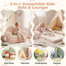 Convertible Kids Sofa 2-in-1 Fold out Toddler Couch Chair by LJGDeals