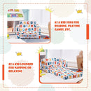 2-in-1 Convertible Kids Sofa with Velvet Fabric by LJGDeals