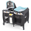 4-in-1 Convertible Portable Baby Playard Newborn Napper with Music and Toys by LJGDeals