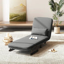 3-in-1 Convertible Sofa Bed with 5-Position Adjustable Backrest and Lumbar Pillow by LJGDeals
