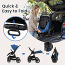 Convertible Baby Stroller with Car Seat Adapters
