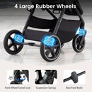 Convertible Baby Stroller with Car Seat Adapters