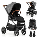 Convertible Baby Stroller with Car Seat Adapters