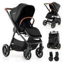 Convertible Baby Stroller with Car Seat Adapters