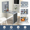Convertible Wall Mounted Table with A Chalkboard by LJGDeals