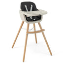 3-in-1 Convertible Wooden High Chair with Cushion by LJGDeals