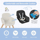 3-in-1 Convertible Wooden High Chair with Cushion by LJGDeals