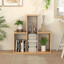 Convex Bookshelf 3-Shelf Open Bookcase Room Organizer with Anti-Toppling Device by LJGDeals