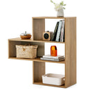 Convex Bookshelf 3-Shelf Open Bookcase Room Organizer with Anti-Toppling Device by LJGDeals