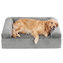 Cooling Gel Memory Foam Dog Bed for Medium Dogs with Washable Cover by LJGDeals