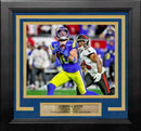 Cooper Kupp Playoff Action Los Angeles Rams 8" x 10" Framed Football Photo by Dynasty Sports & Framing