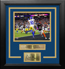 Cooper Kupp Super Bowl LVI Game-Winning Touchdown LA Rams 8" x 10" Framed Photo with Engraved Autograph by Dynasty Sports & Framing