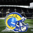 Cooper Kupp Los Angeles Rams Super Bowl LVI Autographed Mini-Helmet by Dynasty Sports & Framing