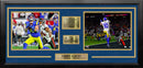 Cooper Kupp LA Rams Framed 2021 Season Football Photo Collage with Stats & Engraved Signature by Dynasty Sports & Framing
