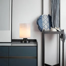 Minimalist Cylindrical Alabaster Table Lamp