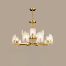 Luxury Copper Marble Chandelier