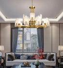 Luxury Copper Marble Chandelier