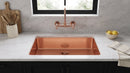 Copper Kitchen Sinks - Island Sink