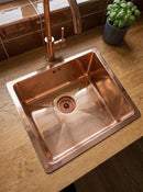 Copper Kitchen Sinks - Island Sink