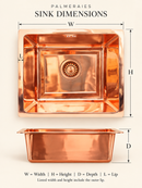 Copper Kitchen Sinks - Island Sink