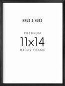 11x14, Black Aluminum Plexi Frame by Haus and Hues