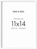 11x14, White Aluminum Plexi Frame