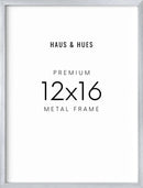 12x16, Silver Aluminum Plexi Frame by Haus and Hues