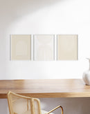 11x14 in, Set of 3, White Oak Frame