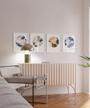 16x20 in, Set of 4, White Oak Frame