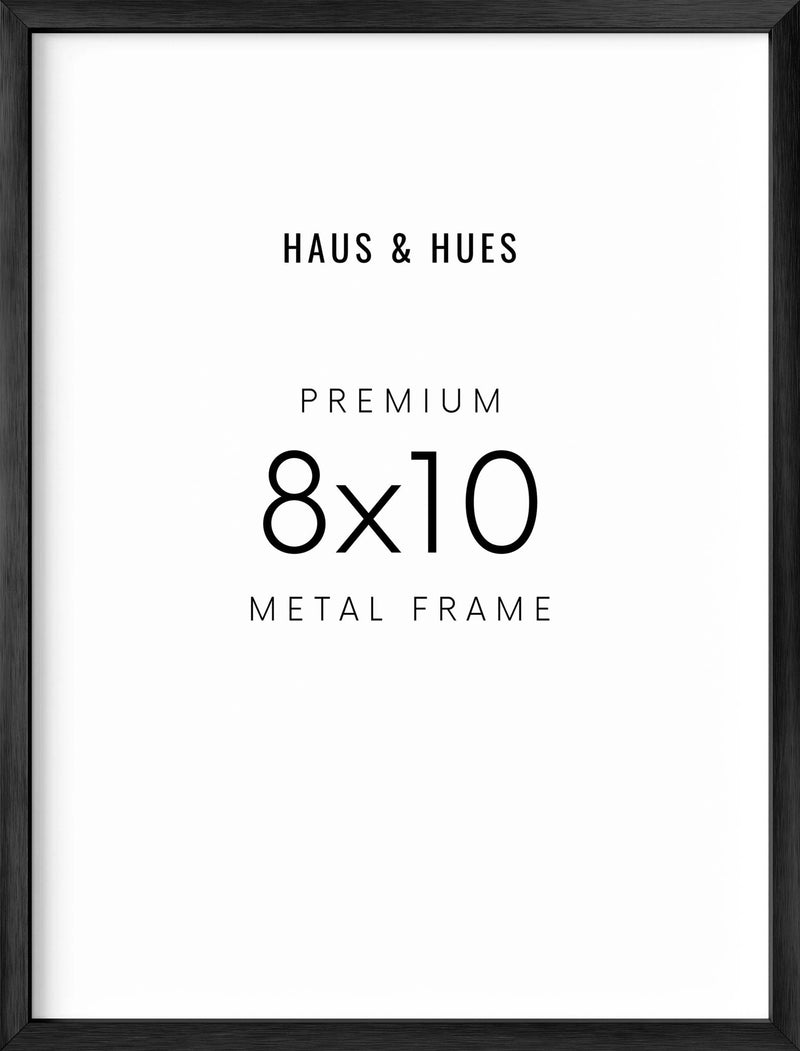 8x10 in, Set of 6, Black Aluminum